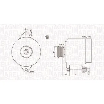 Alternateur MAGNETI MARELLI