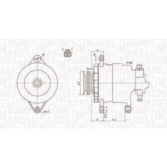 Alternateur MAGNETI MARELLI