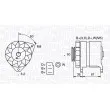 Alternateur MAGNETI MARELLI 063731227010 - Visuel 1