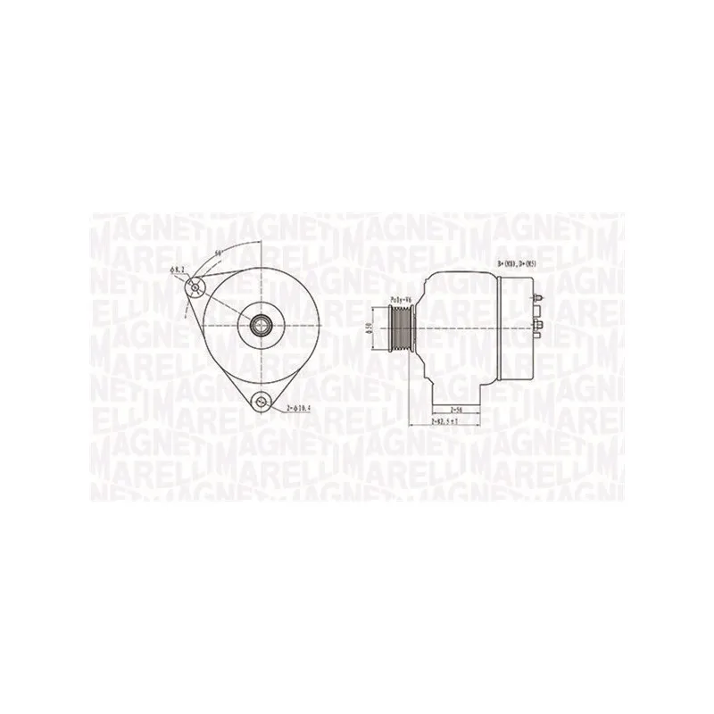 Alternateur MAGNETI MARELLI 063731301010