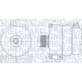 Alternateur MAGNETI MARELLI