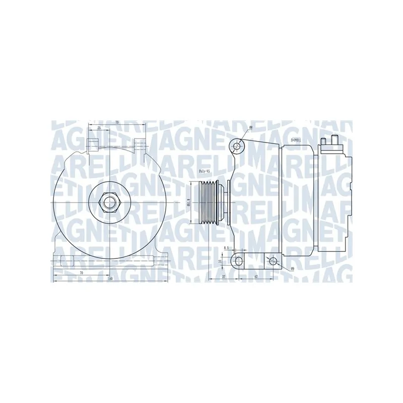 Alternateur MAGNETI MARELLI 063731342010