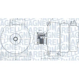 Alternateur MAGNETI MARELLI