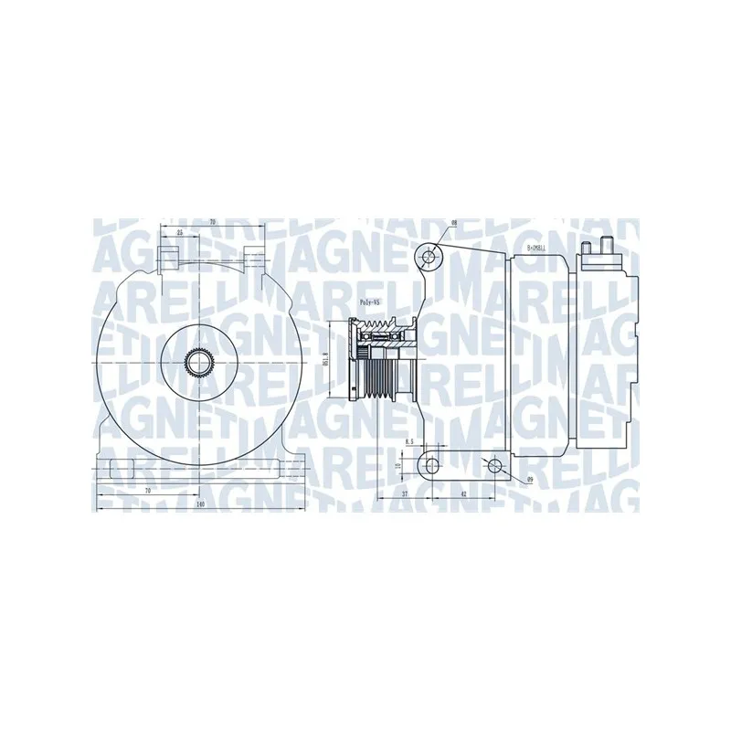 Alternateur MAGNETI MARELLI 063731390010