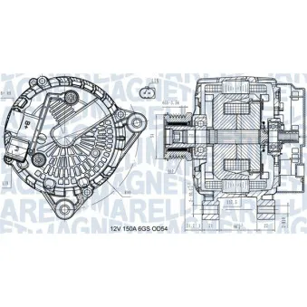 Alternateur MAGNETI MARELLI