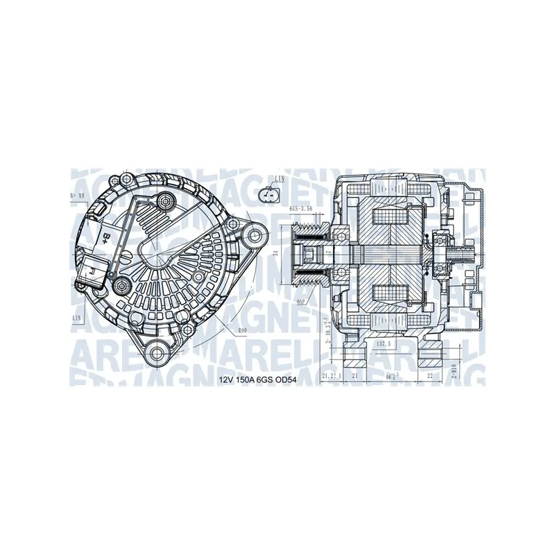Alternateur MAGNETI MARELLI 063731472410