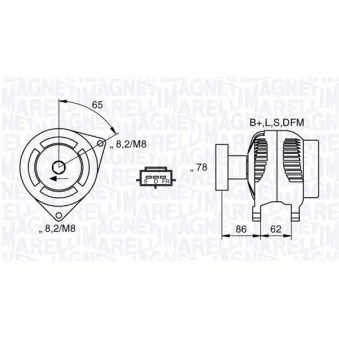 Alternateur MAGNETI MARELLI
