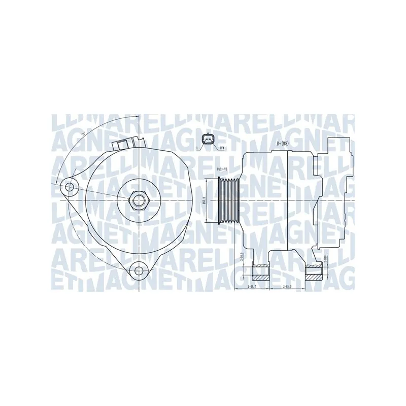 Alternateur MAGNETI MARELLI 063731499010