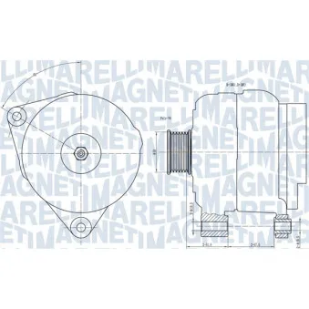 Alternateur MAGNETI MARELLI 063731501010