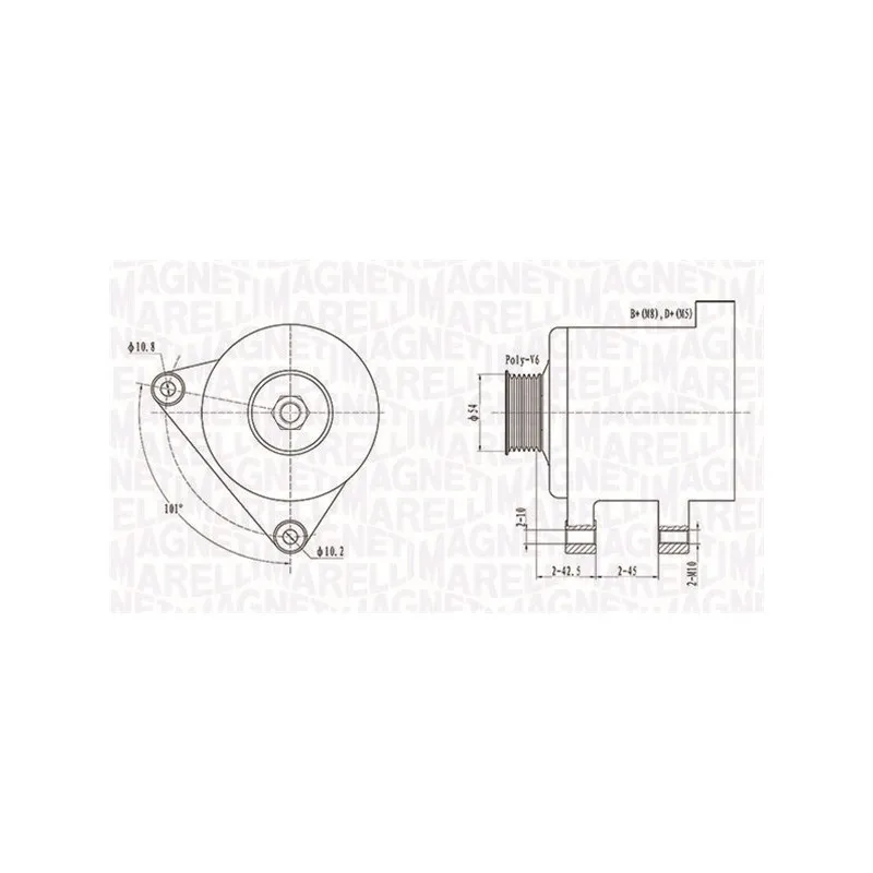 Alternateur MAGNETI MARELLI 063731509010