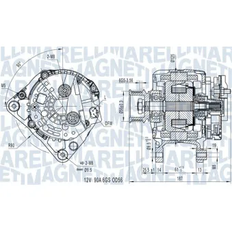 Alternateur MAGNETI MARELLI 063731512010
