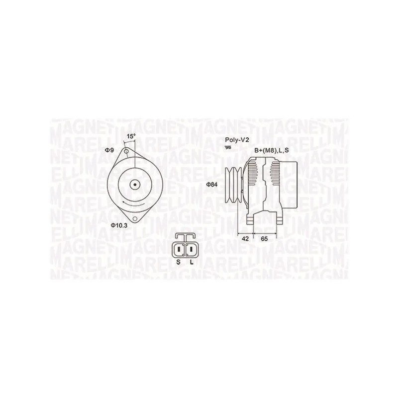Alternateur MAGNETI MARELLI 063731530010