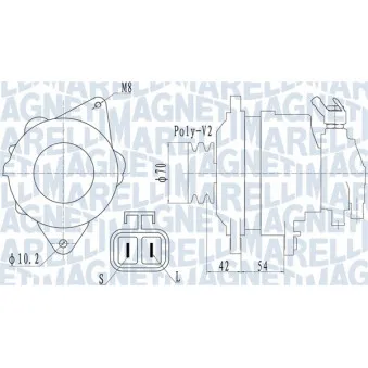 Alternateur MAGNETI MARELLI
