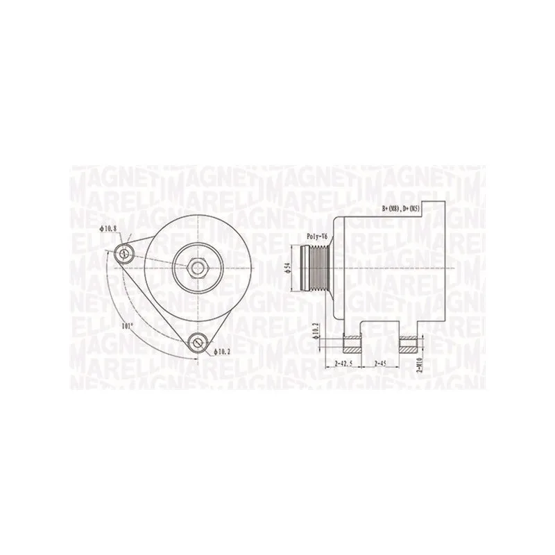 Alternateur MAGNETI MARELLI 063731553010