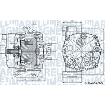 Alternateur MAGNETI MARELLI