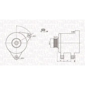 Alternateur MAGNETI MARELLI