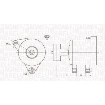 Alternateur MAGNETI MARELLI