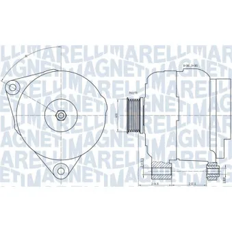 Alternateur MAGNETI MARELLI 063731658010