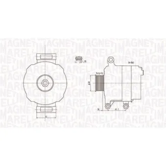 Alternateur MAGNETI MARELLI