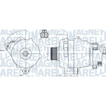 Alternateur MAGNETI MARELLI 063731708010