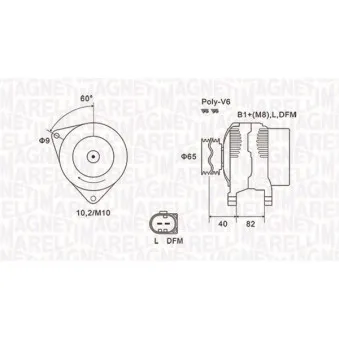 Alternateur MAGNETI MARELLI 063731746010