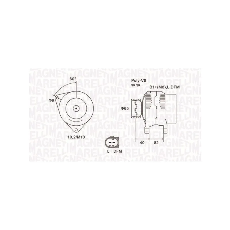 Alternateur MAGNETI MARELLI 063731746010