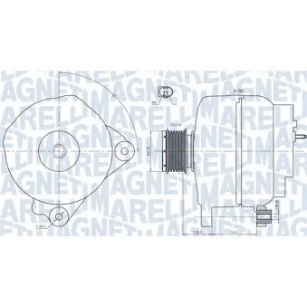 Alternateur MAGNETI MARELLI 063731763010