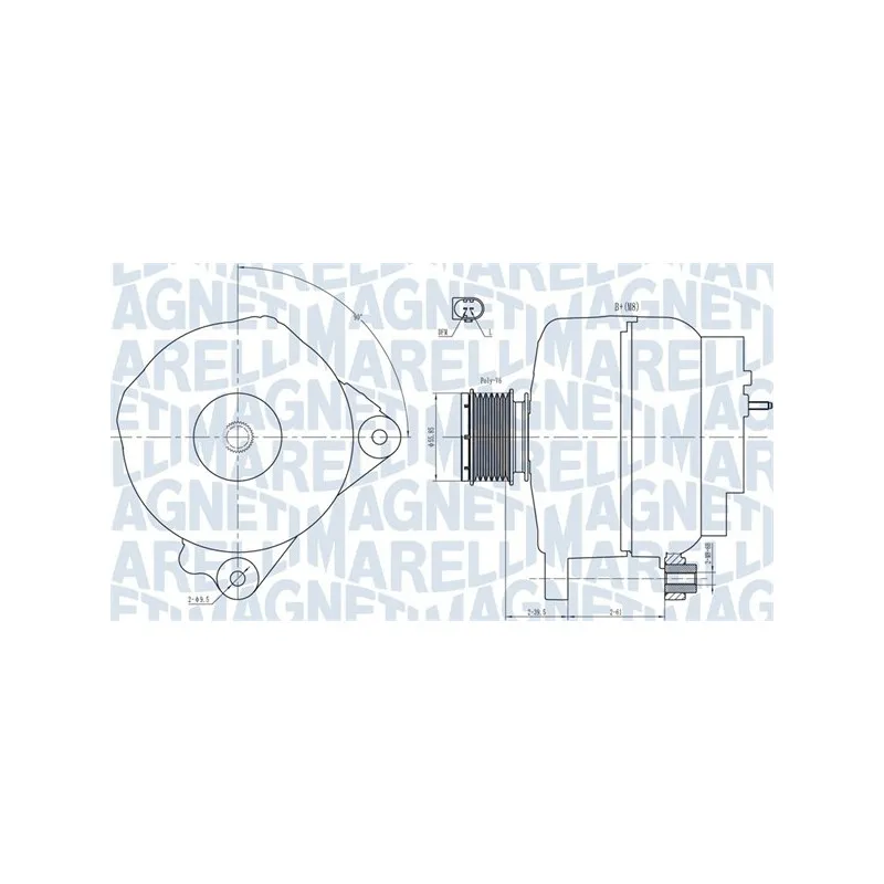 Alternateur MAGNETI MARELLI 063731763010
