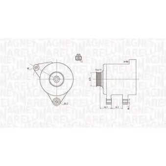 Alternateur MAGNETI MARELLI