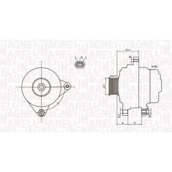 Alternateur MAGNETI MARELLI