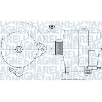 Alternateur MAGNETI MARELLI 063731817010
