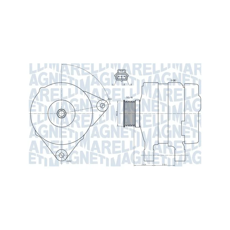 Alternateur MAGNETI MARELLI 063731834010