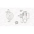 Alternateur MAGNETI MARELLI 063731837010 - Visuel 1