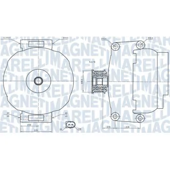 Alternateur MAGNETI MARELLI 063731840010