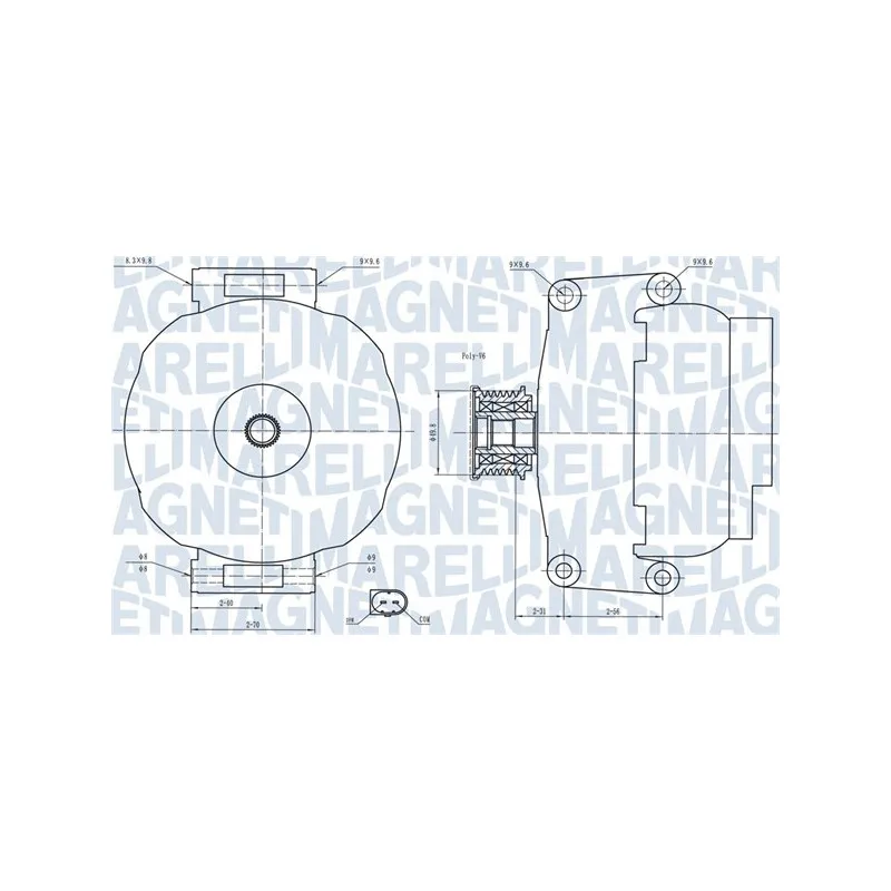 Alternateur MAGNETI MARELLI 063731840010