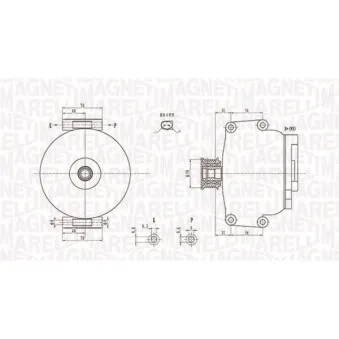 Alternateur MAGNETI MARELLI 063731846010