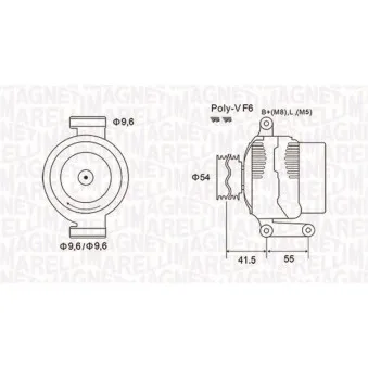 Alternateur MAGNETI MARELLI 063731855010