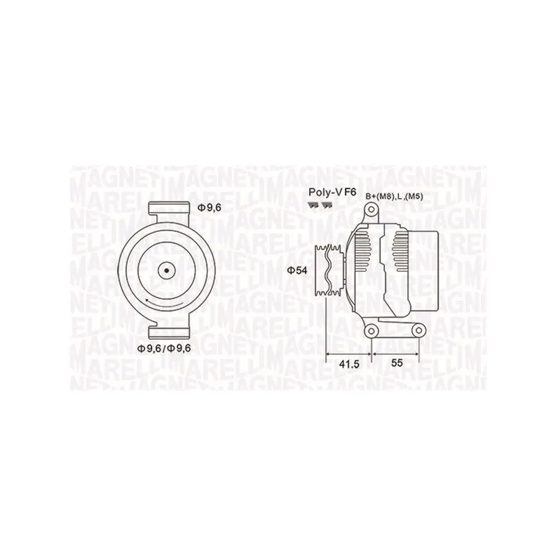 Alternateur MAGNETI MARELLI 063731855010