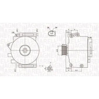 Alternateur MAGNETI MARELLI