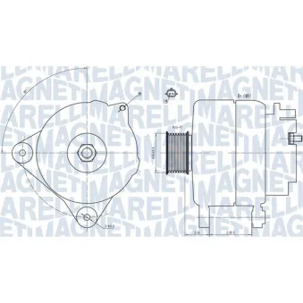 Alternateur MAGNETI MARELLI 063731866010
