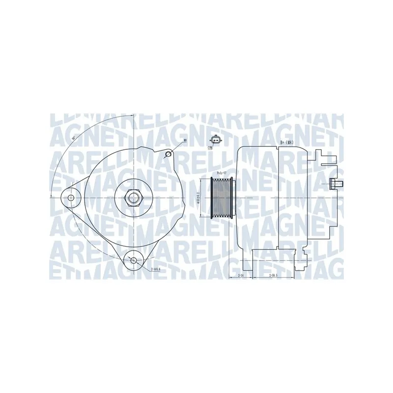 Alternateur MAGNETI MARELLI 063731866010
