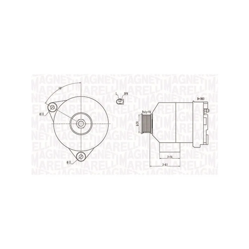 Alternateur MAGNETI MARELLI 063731872010