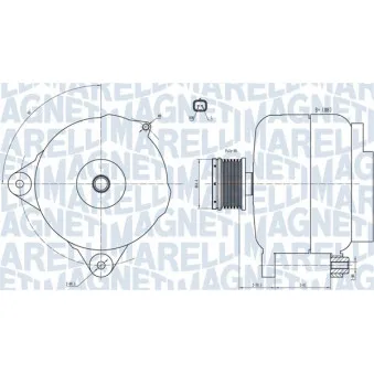 Alternateur MAGNETI MARELLI 063731876010