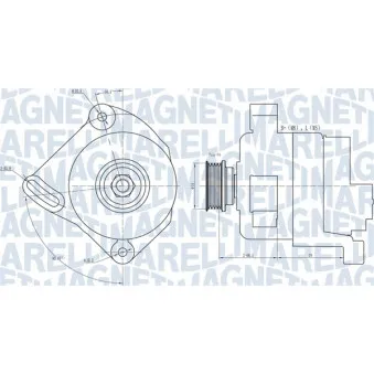 Alternateur MAGNETI MARELLI 063731886010