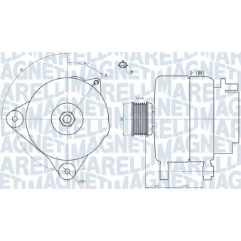 Alternateur MAGNETI MARELLI 063731887010