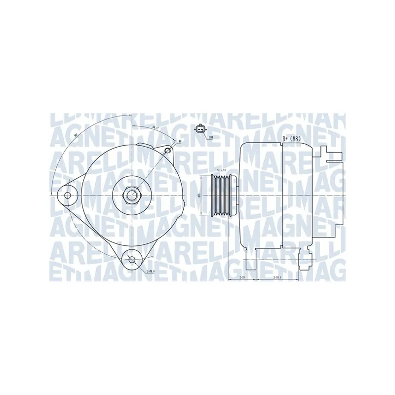 Alternateur MAGNETI MARELLI 063731887010