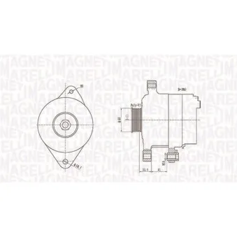 Alternateur MAGNETI MARELLI