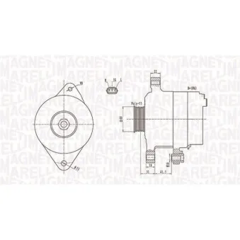 Alternateur MAGNETI MARELLI