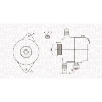 Alternateur MAGNETI MARELLI