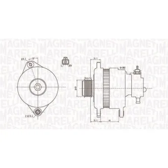 Alternateur MAGNETI MARELLI 063731900010